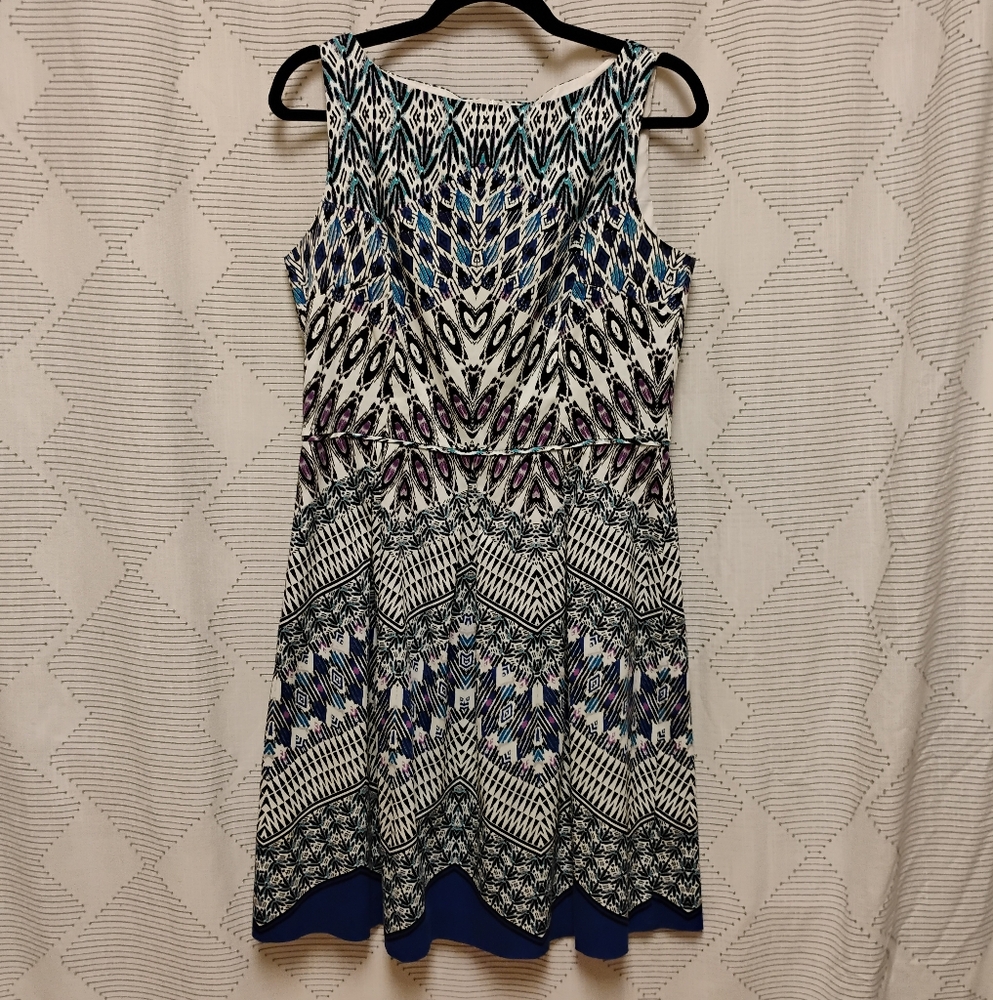 Covington Geometric Patterned Sleeveless Women's Size 10
